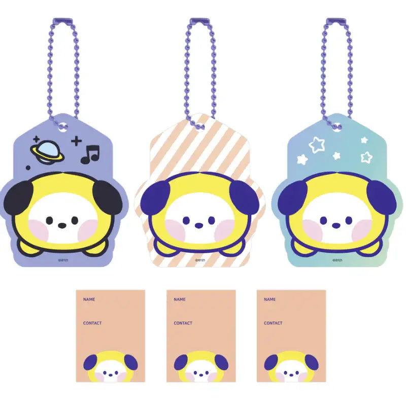 Monopoly x BT21 - Minini Name Tag Set - Monopoly - Accessories - Harumio