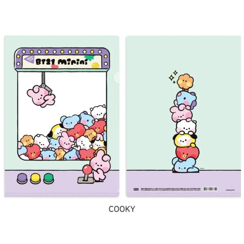 Monopoly x BT21 - Minini L-shaped Folder - Monopoly - Accessories - Harumio