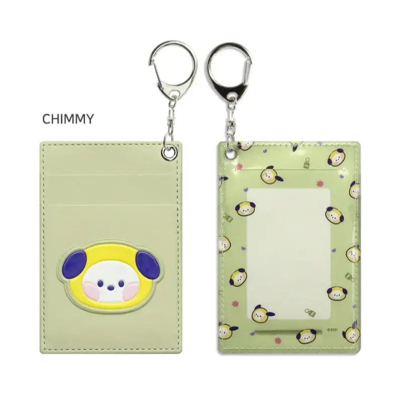 Monopoly x BT21 - Minini Leather Patch Card Holder - Monopoly - Accessories - Harumio
