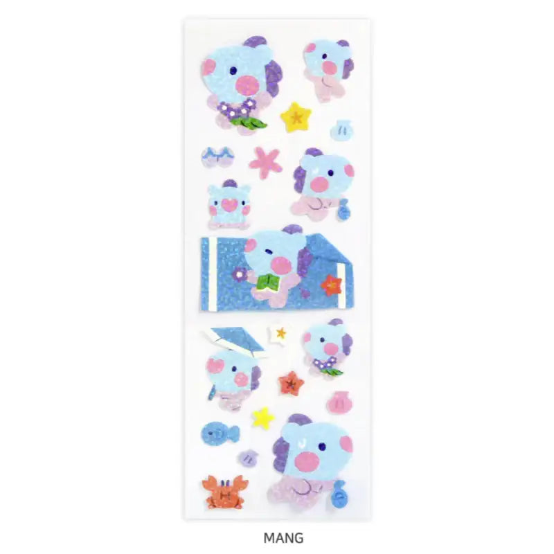 Monopoly x BT21 - Hologram Sticker - Summer Sky - Monopoly - Stationery - Harumio