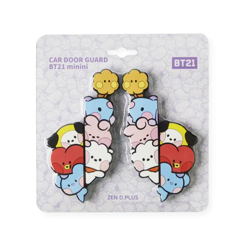 BT21 - Minini 4-Piece Car Door Guard - BT21 - Accesories - Harumio