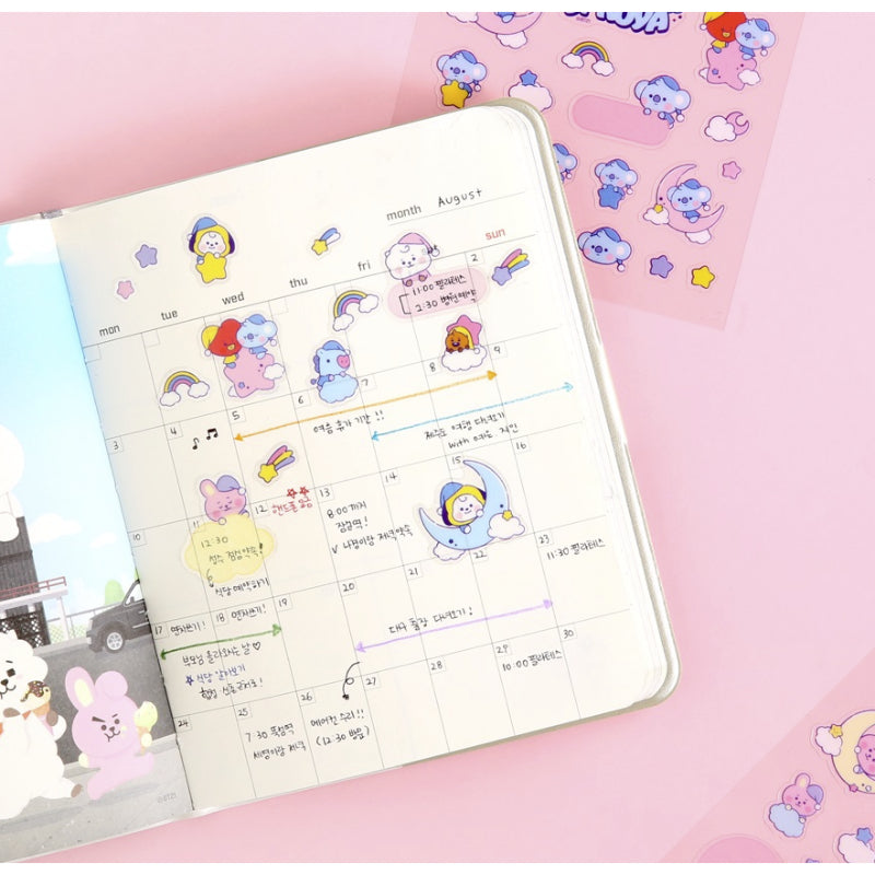 BT21 x Monopoly - Baby Clear Sticker DREAM
