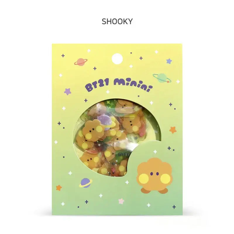 Monopoly x BT21 - Minini Flake Sticker - Monopoly - Stationery - Harumio