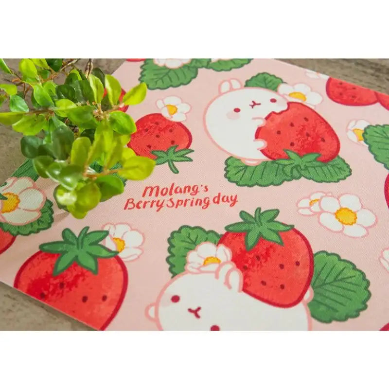 Molang - Strawberry Table Mat - Molang - Accessories - Harumio