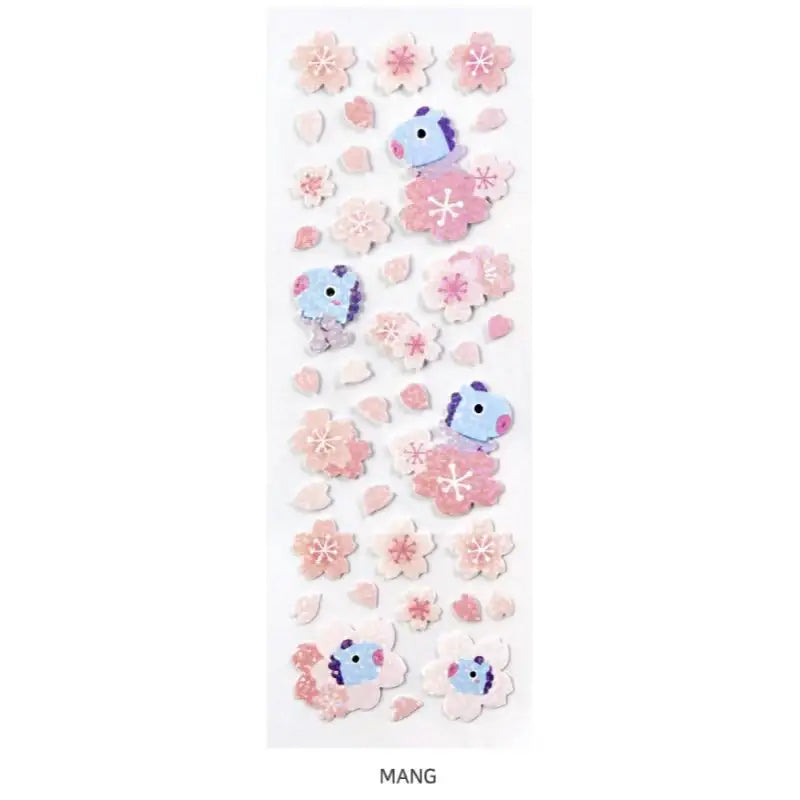 Monopoly x BT21 - Hologram Sticker - Cherry Blossom - Monopoly - Accessories - Harumio