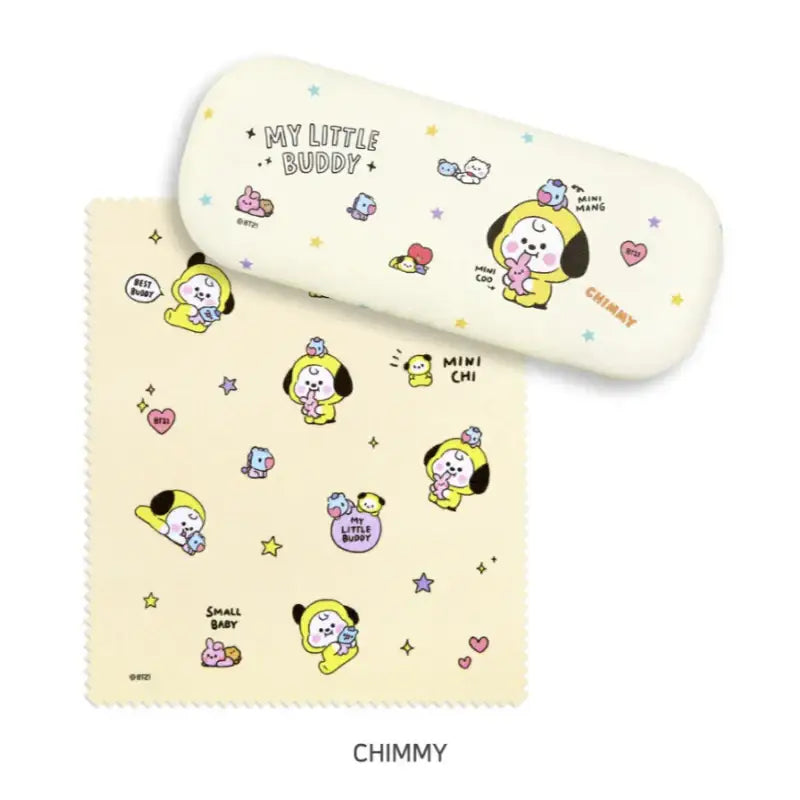 Monopoly x BT21 Glasses Case Set Little Buddy Harumio