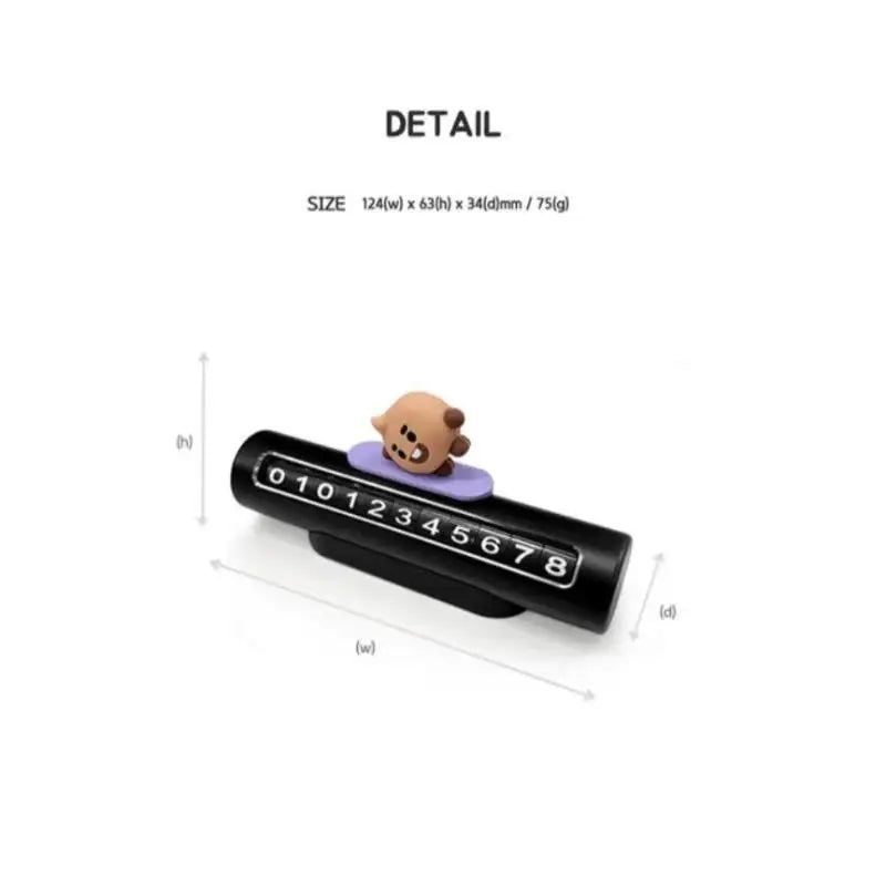 BT21 - Baby Vehicle Figure Number Sign - BT21 - Accessories - Harumio