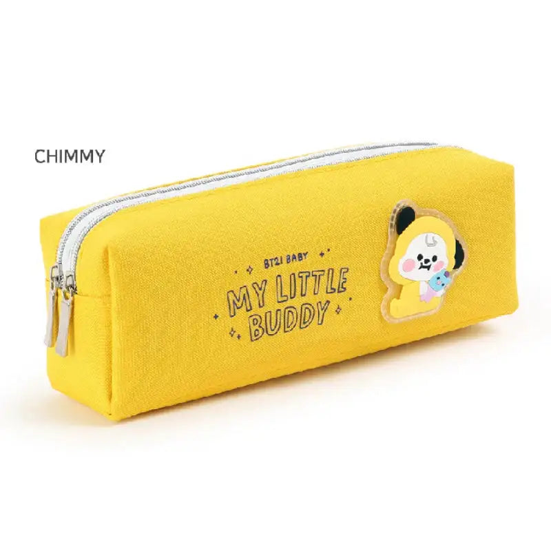 Monopoly X BT21- Twin Pocket Pen Pouch - Little Buddy - BT21 - Accesories - Harumio