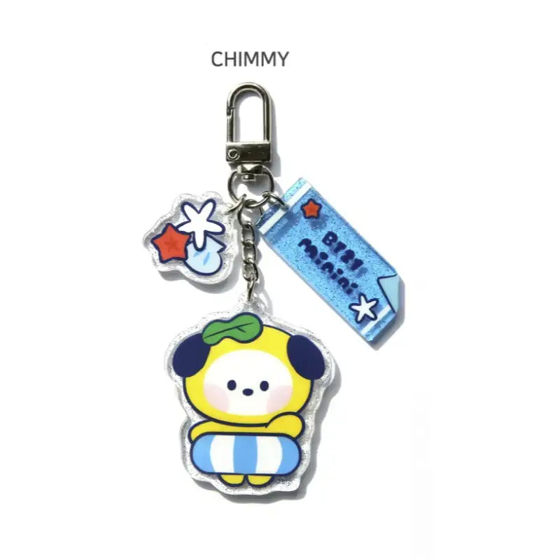 Monopoly x BT21 - Acrylic Keyring - Summer Sky - Monopoly - Accessories - Harumio