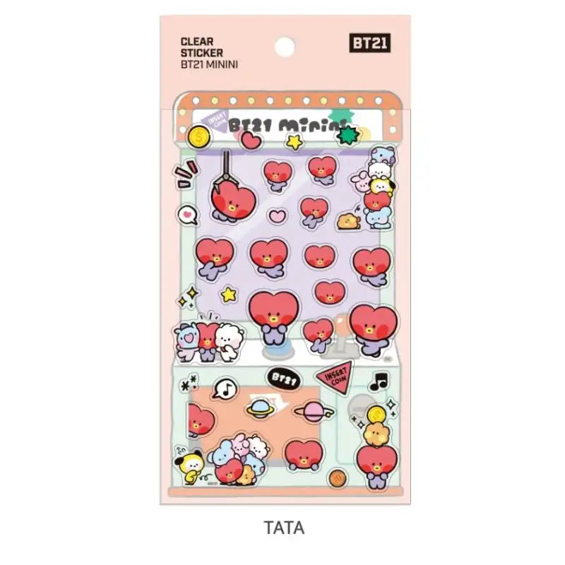 Monopoly x BT21 - Minini Clear Sticker - Monopoly - Accessories - Harumio