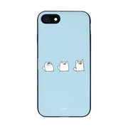 OGU - Cartoon Slim Card Phone Case - Sky Blue - OGU - Accessories - Harumio