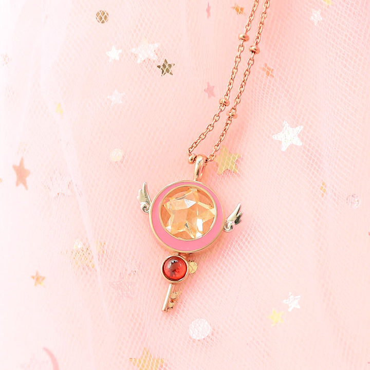 OST x Cardcaptor Sakura - Star Key Brass Necklace