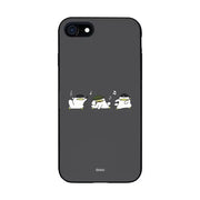 OGU - Cartoon Slim Card Phone Case - Grey - OGU - Accessories - Harumio