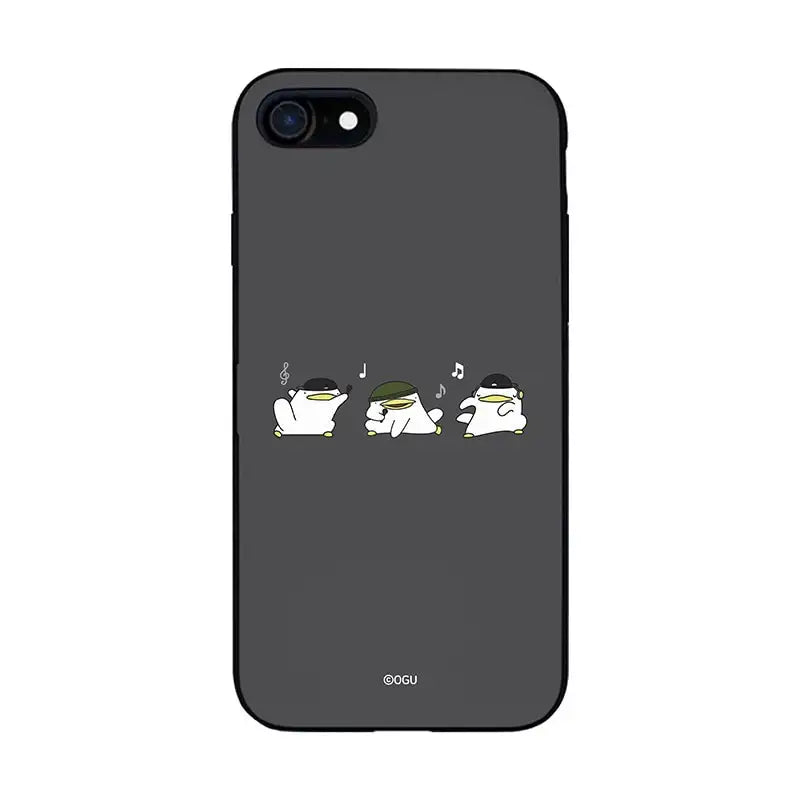 OGU - Cartoon Slim Card Phone Case - Grey - OGU - Accessories - Harumio