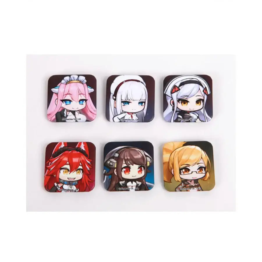Last Origin - SS Volume 2 Square Tin Badge (6-pieces set) - Last Origin - Accessories - Harumio