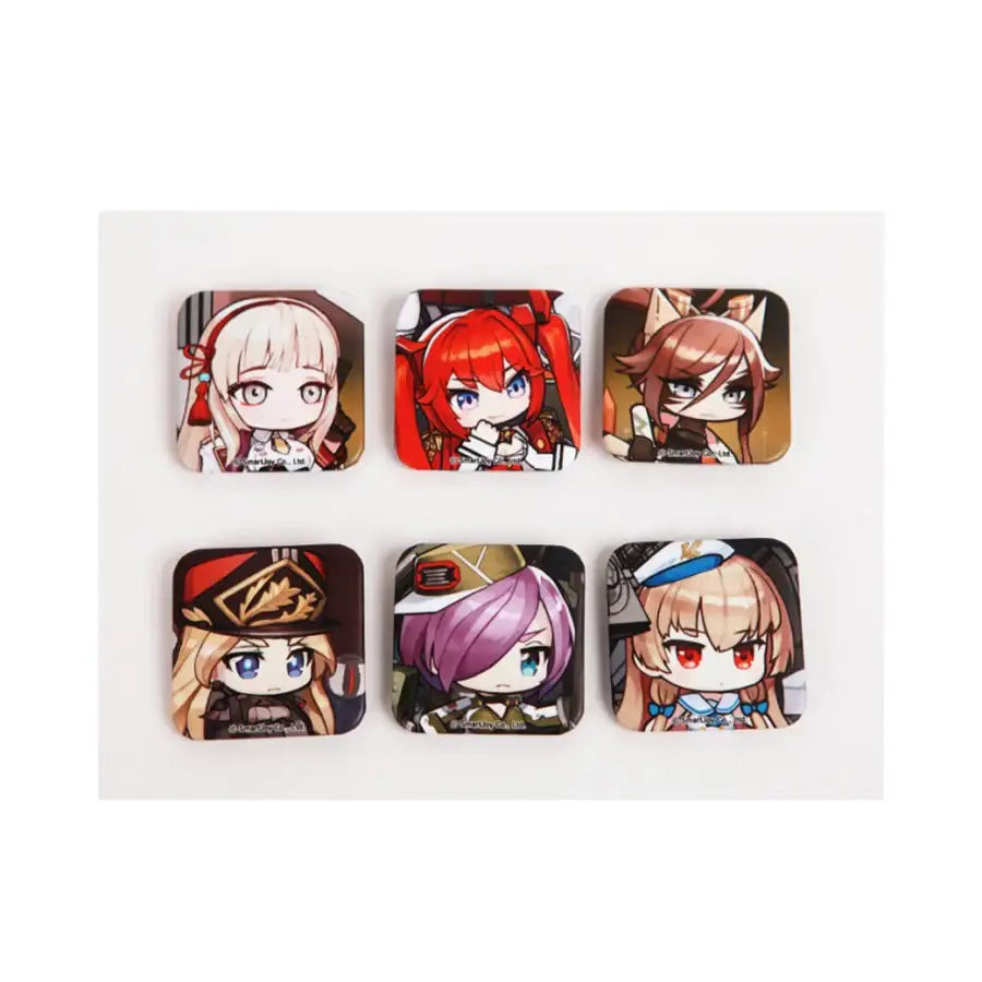 Last Origin - SS Volume 1 Square Tin Badge (6-pieces set) - Last Origin - Accessories - Harumio