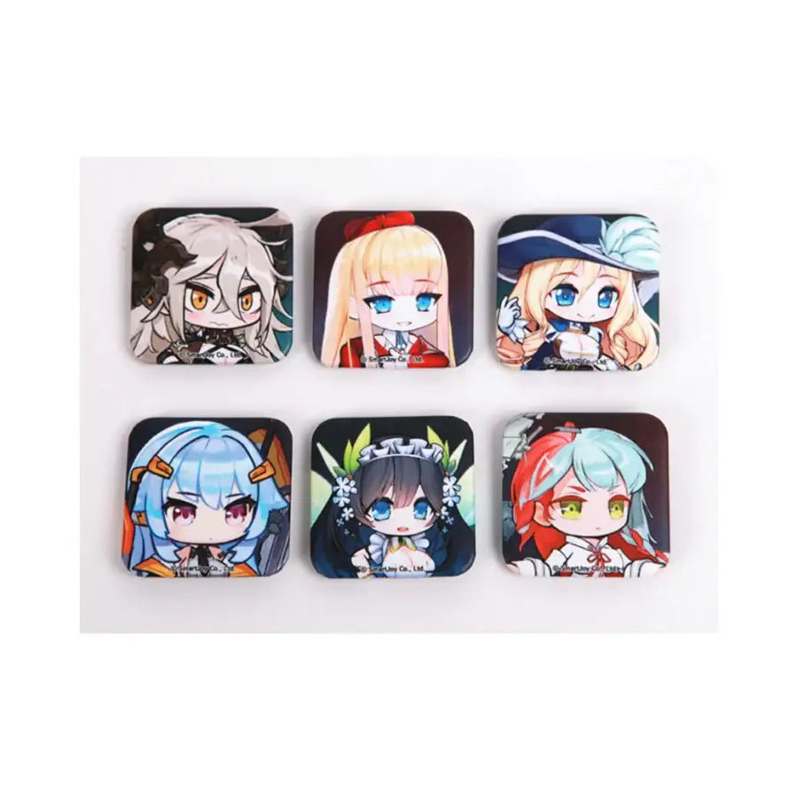 Last Origin - SS Volume 3 Square Tin Badge (6-pieces set) - Last Origin - Accessories - Harumio