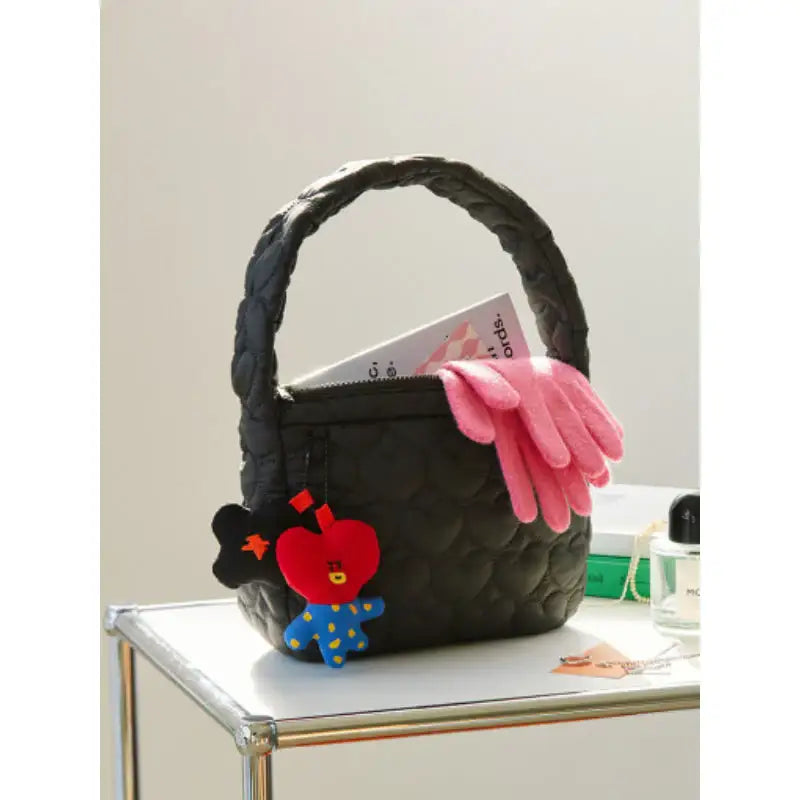 BT21 - Winter Quilted Hobo Bag - LINE FRIENDS - Hobo Bag - Harumio