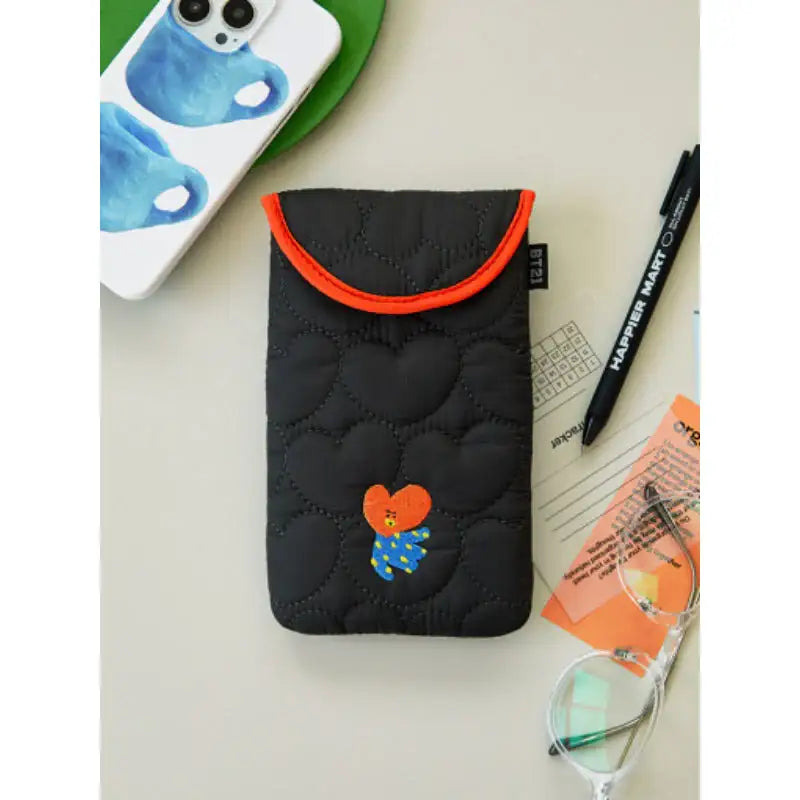 BT21 - Winter Quilted Pouch - LINE FRIENDS - Pouch - Harumio
