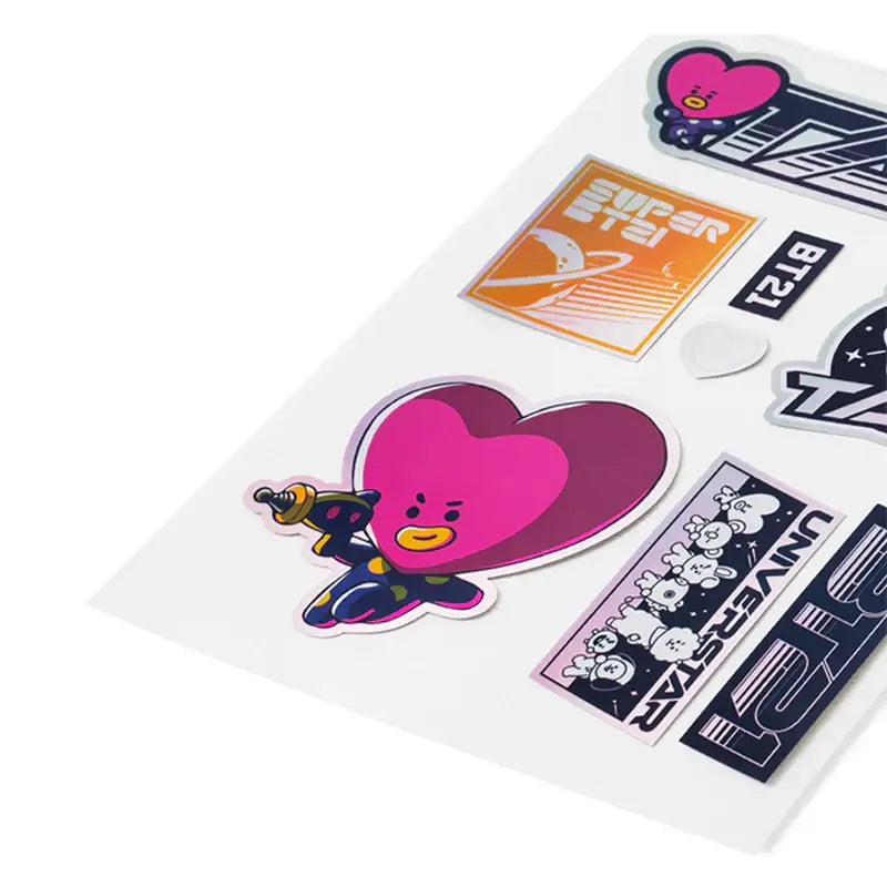 BT21 - Universtar Wapen Deco Sticker - BT21 - Accessories - Harumio
