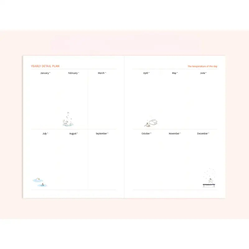 Indigo - 2023 Today's Temperature Happiness Diary - Indigo - Diary - Harumio