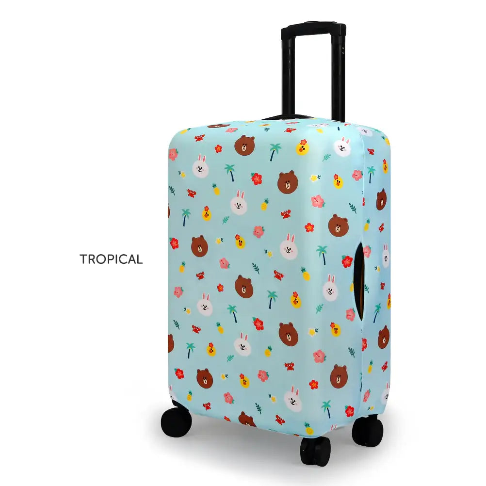 LINE FRIENDS - Official Merch - 28" Luggage Cover - Line Friends - Luggage Cover - Harumio