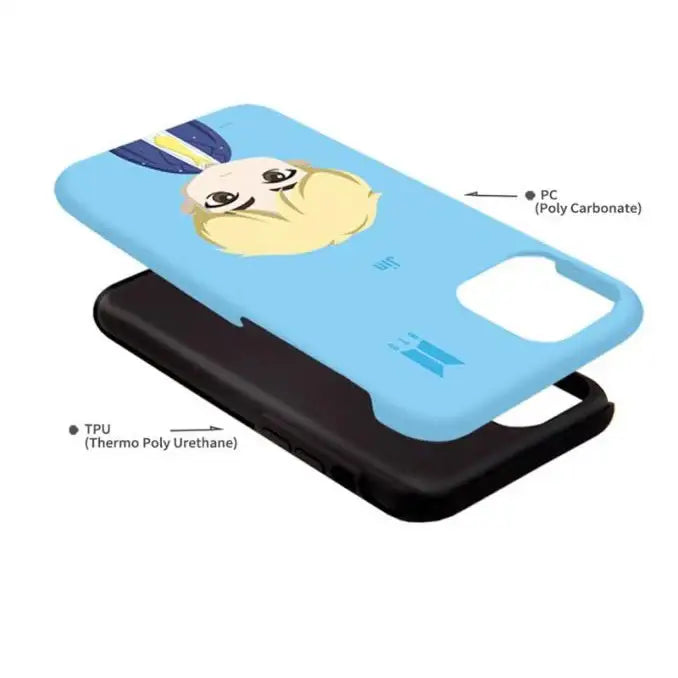 BTS - Upper Body Dual Guard Phone Case - iPhone - BTS - Mobile Phone Cases - Harumio