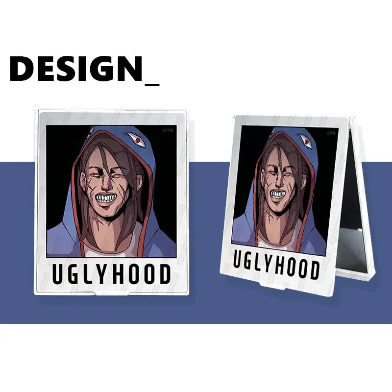 Uglyhood - Square Folding Mirror - Webtoon Shop - Mirror - Harumio