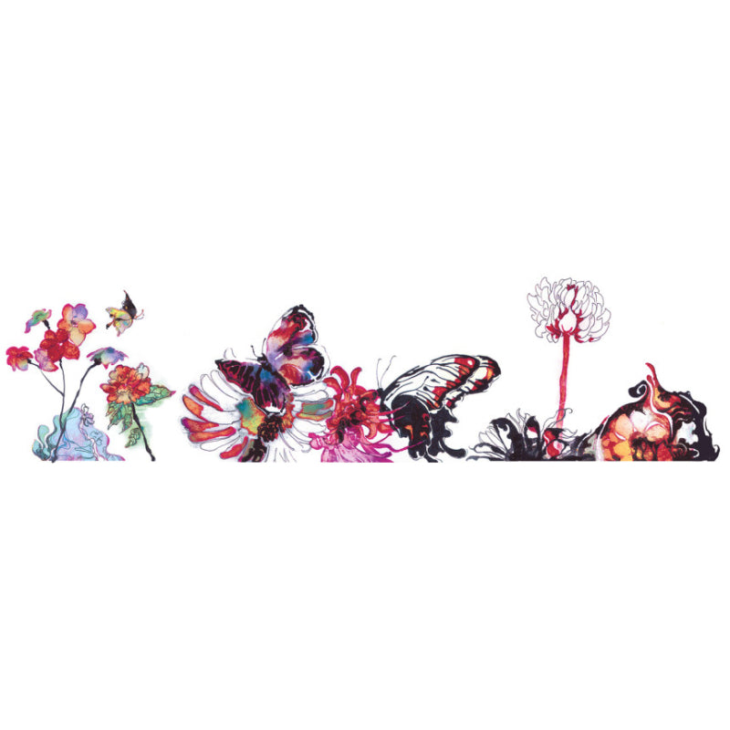 HK Studio - Moony Ceramic Flower Butterfly Musical Paperweight - HK Studio - Music Box - Harumio