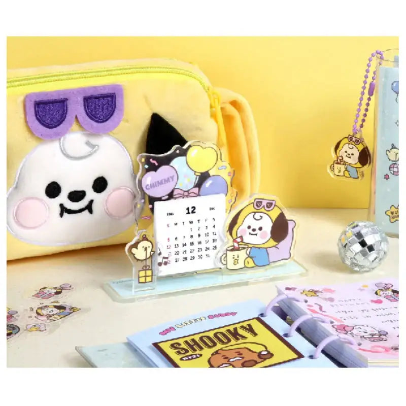 Monopoly X BT21 - Acrylic Calendar + Photo Prop Set - BT21 - Accesories - Harumio