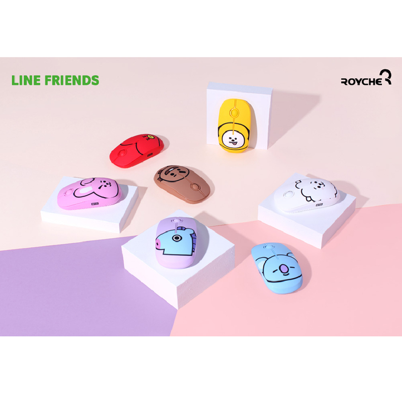 BT21 x Royche - Wireless Silent Mouse - Cooky
