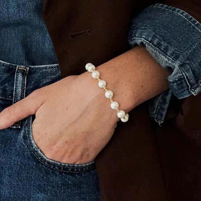 OST - Plump 8mm Pearl Bracelet - OST - Jewelry - Harumio