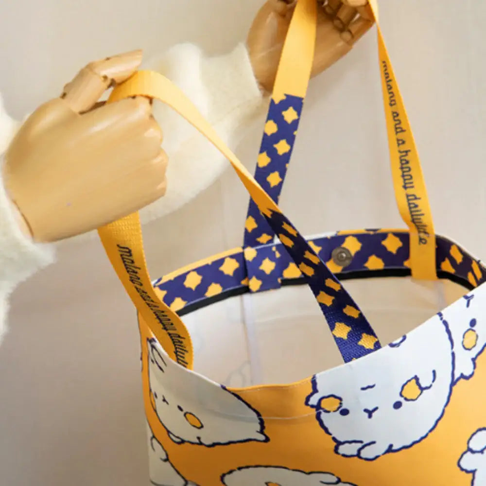 Molang - Oyster Yellow Ecobag - Molang - Bag - Harumio