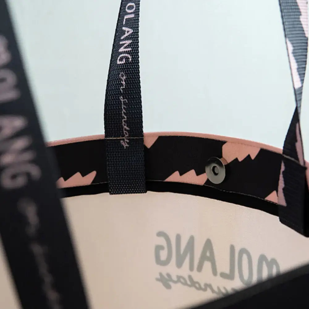 Molang - Black & Pink Eco Bag - Molang - Bag - Harumio