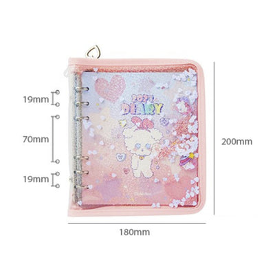 ArtBox - A6 6-Ring Babichon Pinkaholic Glitter 2021 Diary