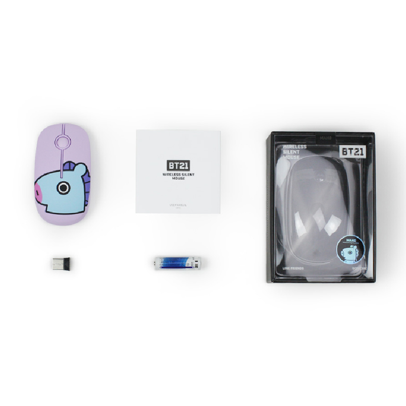 BT21 x Royche - Wireless Silent Mouse - Cooky