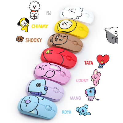 BT21 x Royche - Wireless Silent Mouse - Cooky