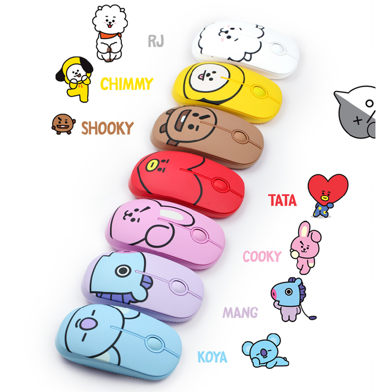 BT21 x Royche - Wireless Silent Mouse - Cooky