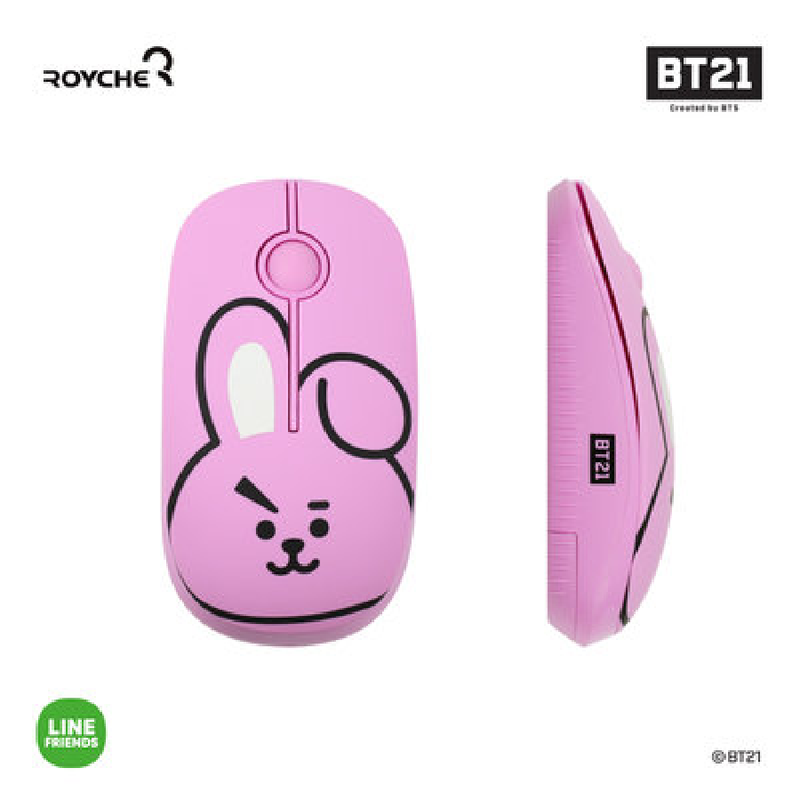 BT21 x Royche - Wireless Silent Mouse - Cooky