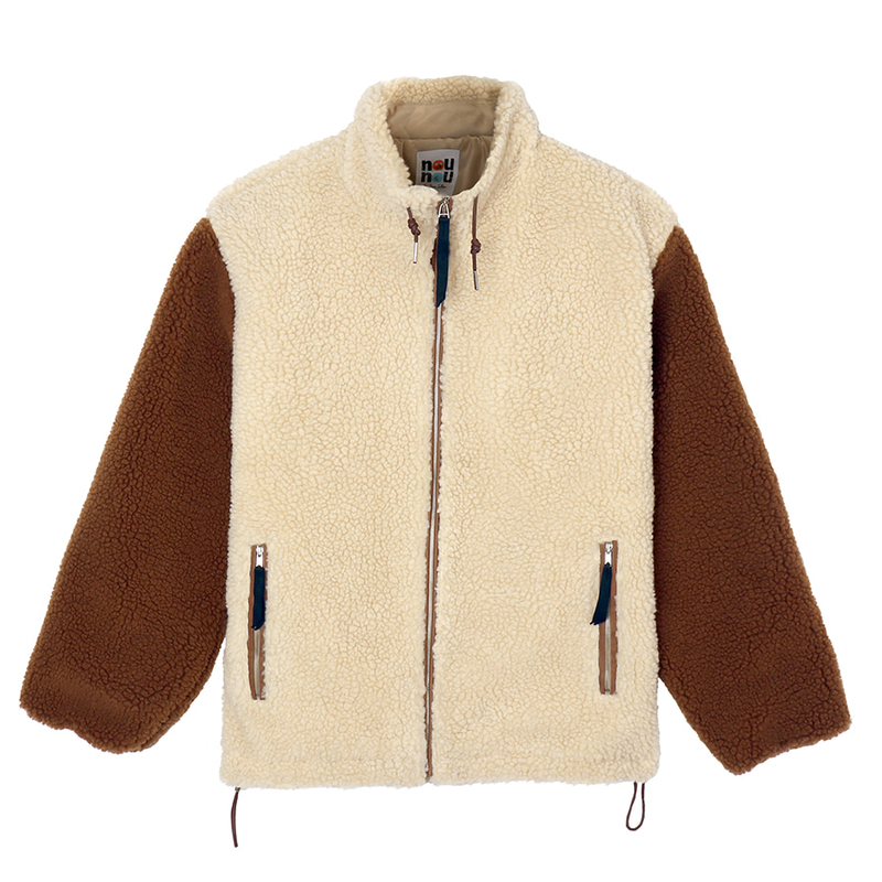 NouNou - Dog Face Boa Jacket