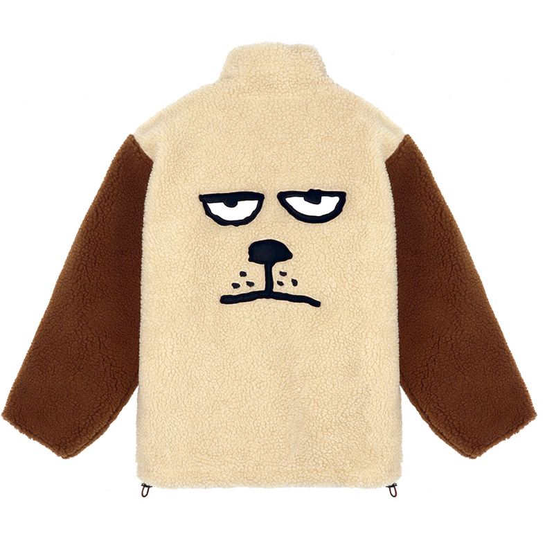 NouNou - Dog Face Boa Jacket