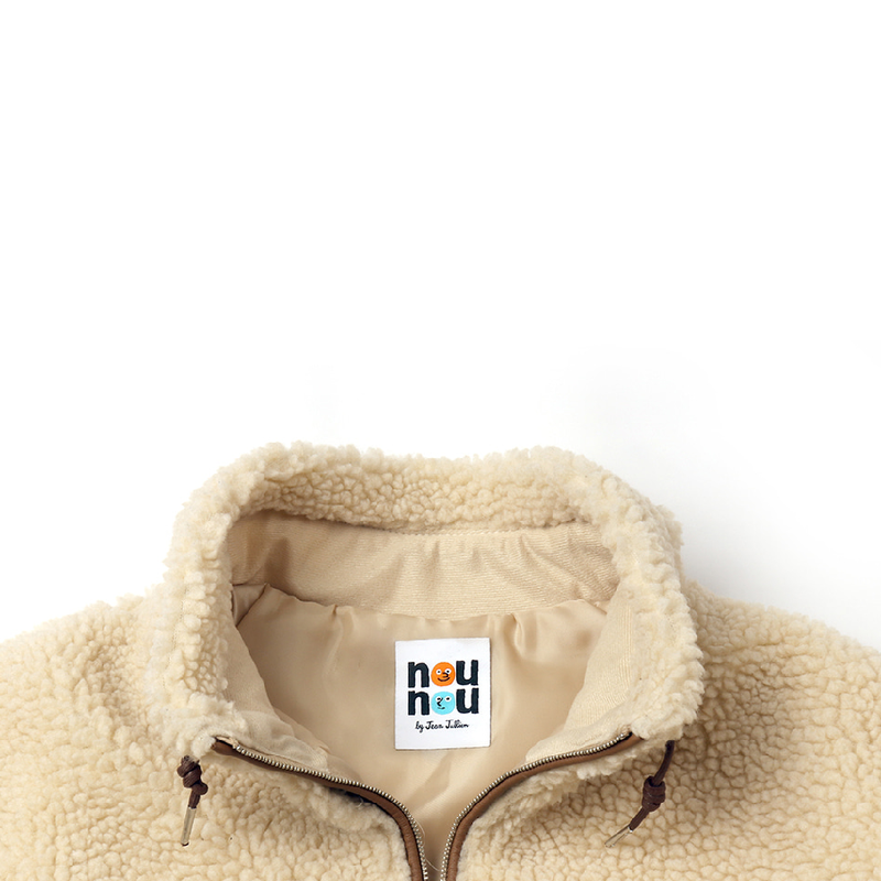 NouNou - Dog Face Boa Jacket