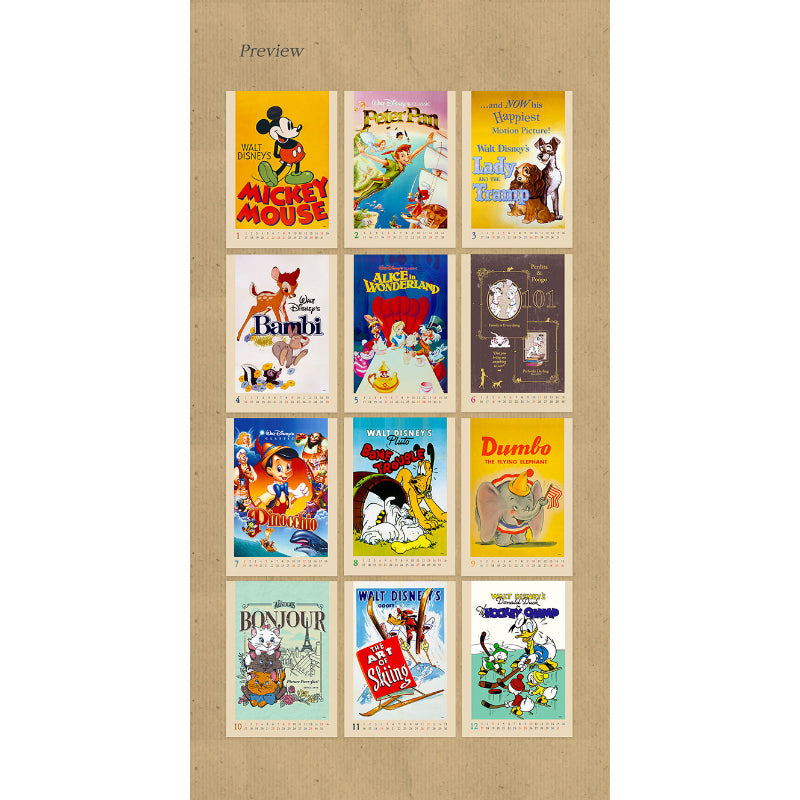 ARTNUOVEAU - 2023 Characters Wall Calendars Collection