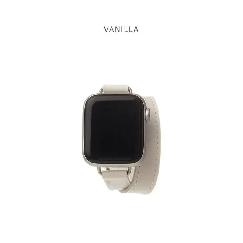 Fennec - Leather Apple Watch Double Strap 21FW - FENNEC - Accesories - Harumio