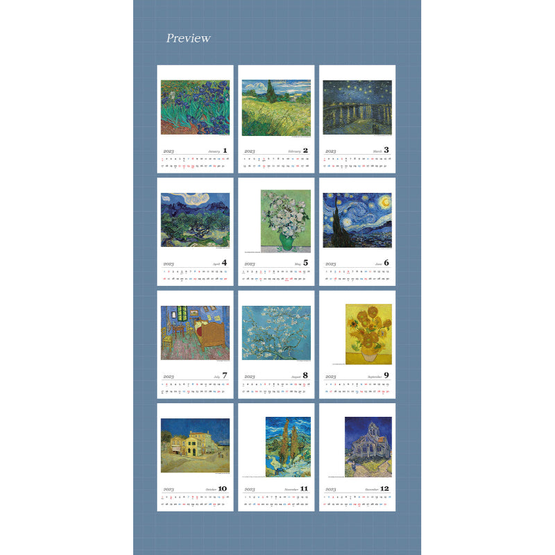 ARTNUOVEAU - 2023 Characters Wall Calendars Collection - ARTNUOVEAU - Calendar - Harumio