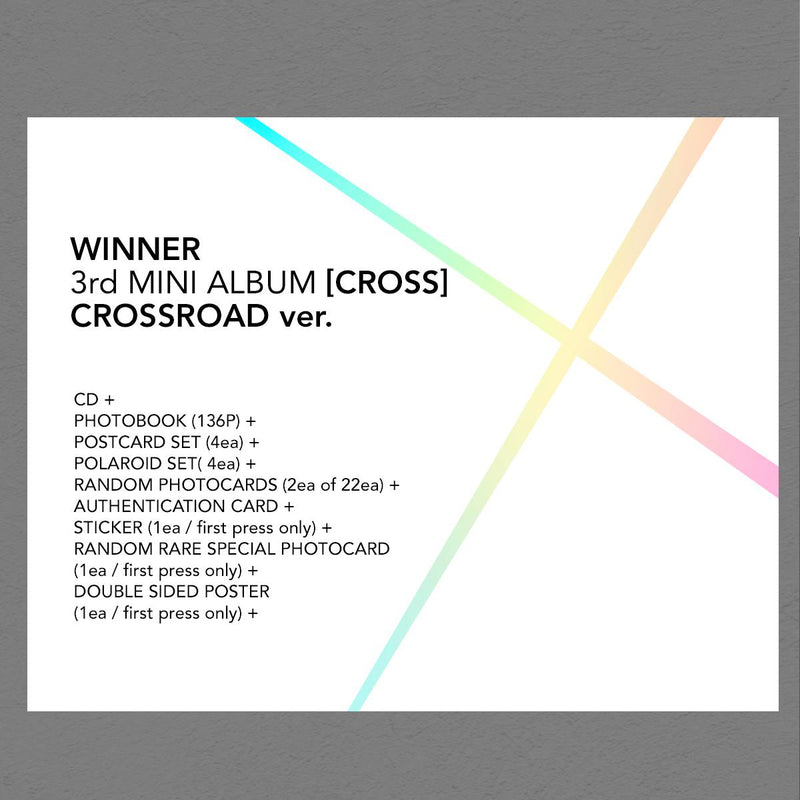 WINNER - Mini Album Vol. 3 - CROSS