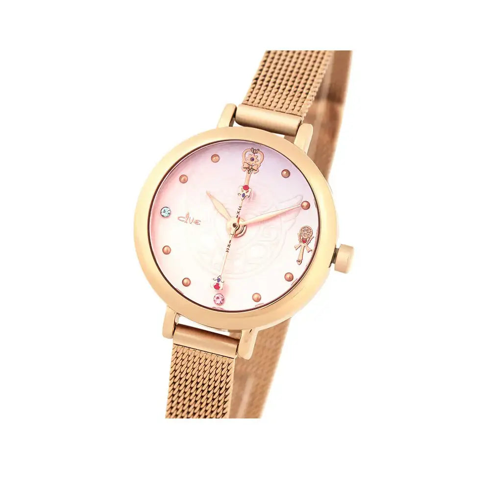 Wedding Peach x CLUE - Rose Gold Mesh Watch - Angel of Love - Wedding Peach x CLUE - Jewelry - Harumio