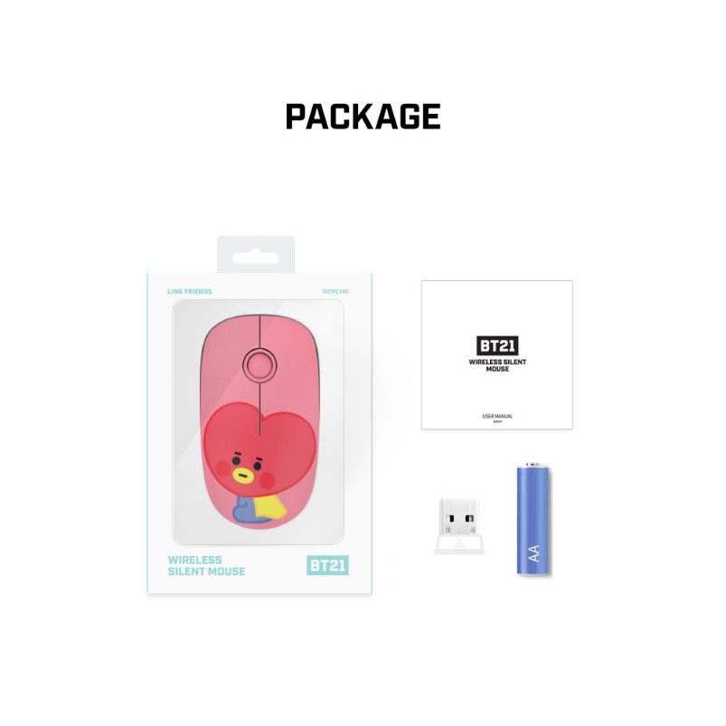 BT21 x Royche - Baby Wireless Silent Mouse