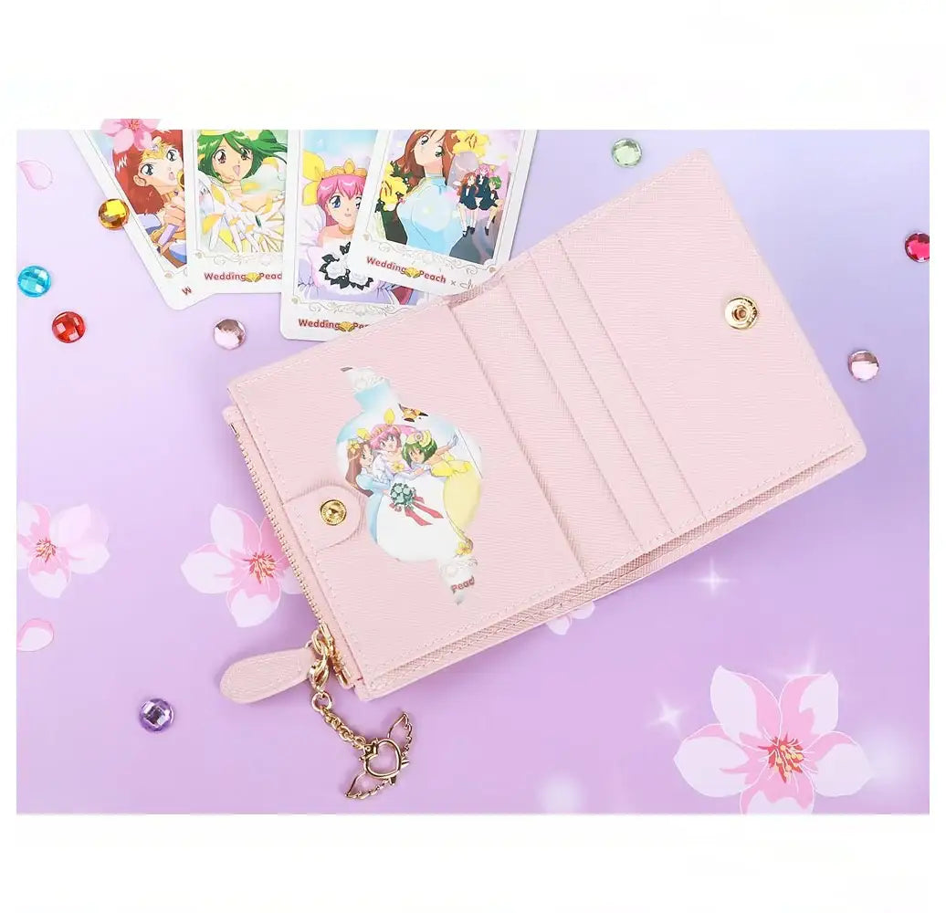 Wedding Peach x CLUE - Ladies Wallet - Pink - Wedding Peach x CLUE - Jewelry - Harumio