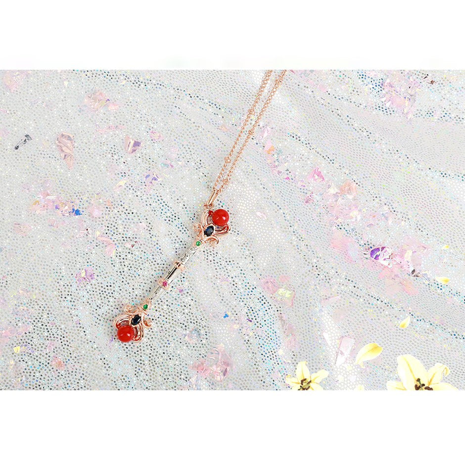 Wedding Peach x CLUE - Angel Magic Wand Long Necklace